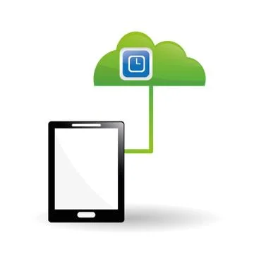 Tablet design. technology icon. multimedia concept Stock Illustration