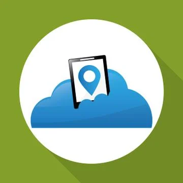 Tablet design. technology icon. multimedia concept Stock Illustration