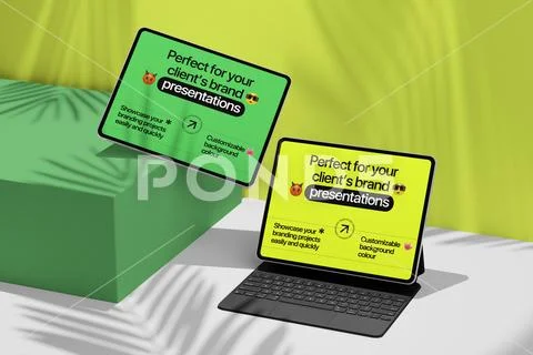 Tablet Device Mockup Display PSD Template