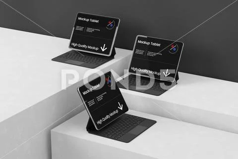Tablet Device Mockup Presentation Template PSD