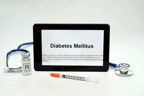 Tablet diabetes Stock Photos