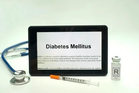 Tablet diabetes Stock Photos