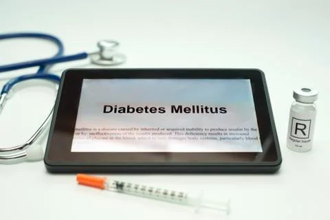 Tablet diabetes Stock Photos