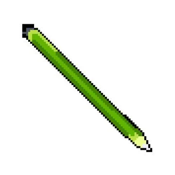 Tablet digital pen pixel art vector illustration Stock Illustration