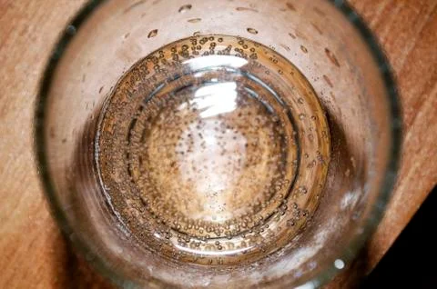 Tablet disolving in water Stock Photos