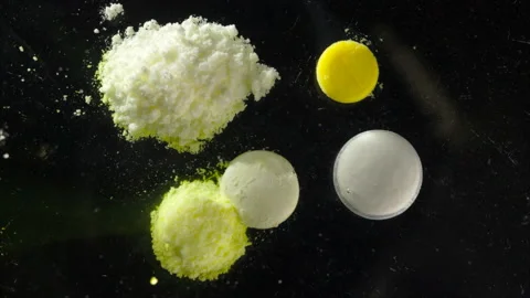 Tablet Dissolves In Liquid. Timelapse Stock Footage 186930489