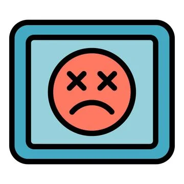 Tablet error icon vector flat イラスト素材