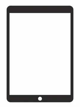 Tablet frame vector icon eps 8 스톡 일러스트