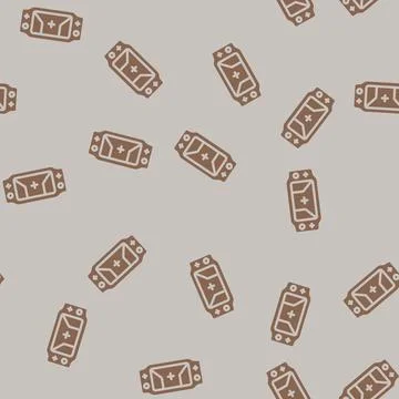 Tablet gaming glyph vector seamless pattern Stock-Illustration