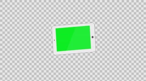 Tablet with Green Screen Stock Footage 56725155
