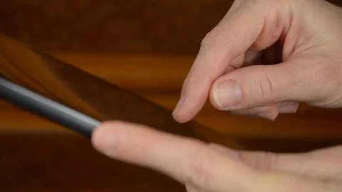 Tablet in hands - Closeup Stock Footage 84891597