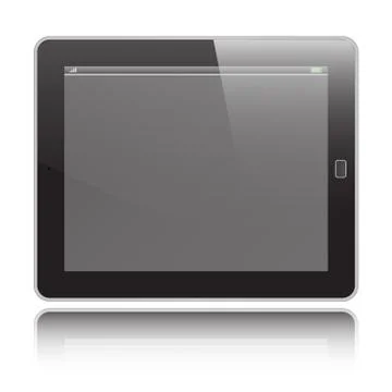 Tablet horizontal vector Stock Illustration