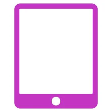 Tablet icon from Basic Plain Icon Set Stock Illustration