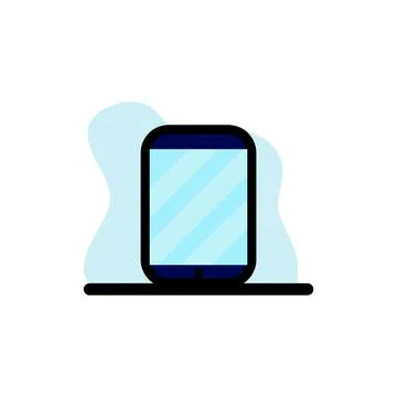 Tablet Icon Conceptual Vector Illustration Design Illustrazione stock