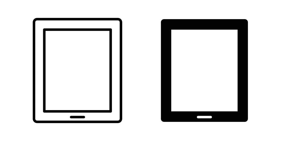 Tablet icon vector editable eps10 스톡 일러스트