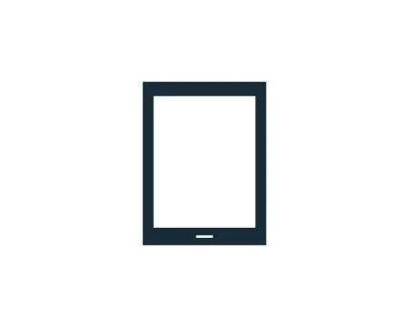 Tablet Icon Vector Logo Template Illustration Design Illustrazione stock