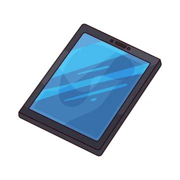 Tablet illustration イラスト素材