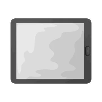 Tablet illustration Stock Illustration