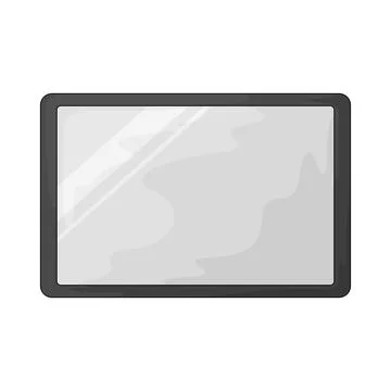 Tablet illustration Stock Illustration