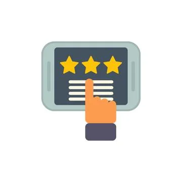 Tablet interaction icon flat vector. Social digital イラスト素材