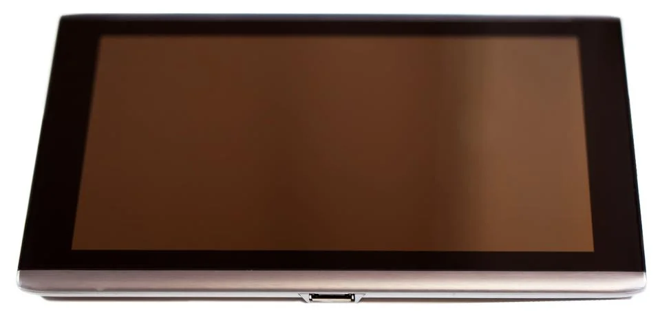 Tablet isolated on white background Stock Photos