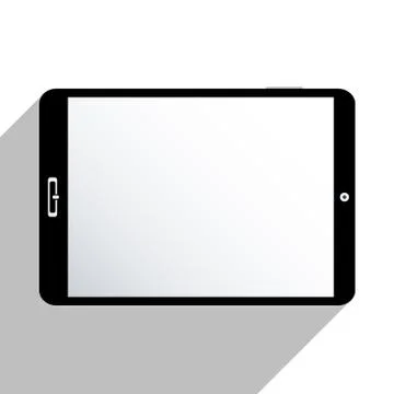 Tablet isolated on white Stock Illustration
