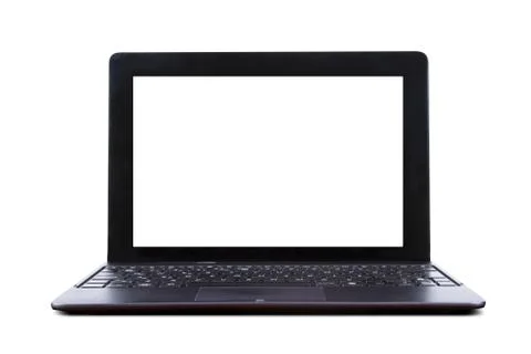 Tablet laptop with blank screen Stock Photos