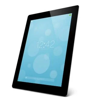 Tablet locked Illustrazione stock