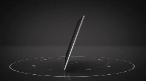 Tablet Logo - AE Version 5 Stock After Effects