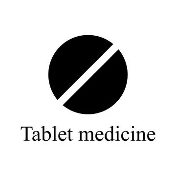 Tablet medicine icon vector Stock Illustration