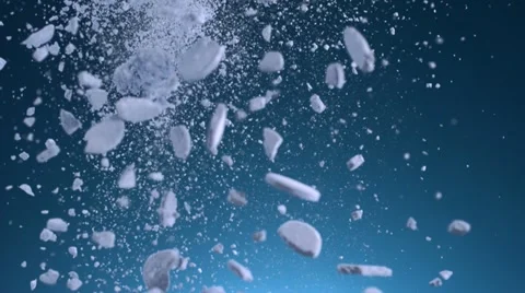 Tablet in midair, Slow Motion Stock Footage 10967654