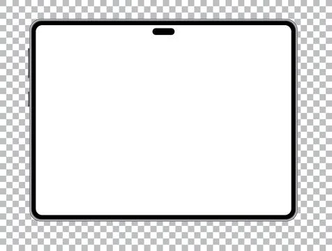 Tablet mobile smartphone background. Blank screen telephone vector  illustr.. Stock Illustration