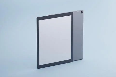 Tablet mockup, blank screen, studio, minimal background, website design 스톡 일러스트