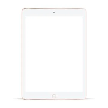 Tablet Mockup Stock Illustration