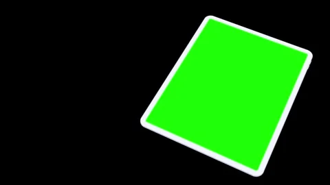 Tablet Mockup Series Green Screen and 3D Rendering Stock Footage 296043794