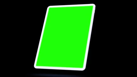 Tablet Mockup Series Green Screen and 3D Rendering Stock Footage 296043795