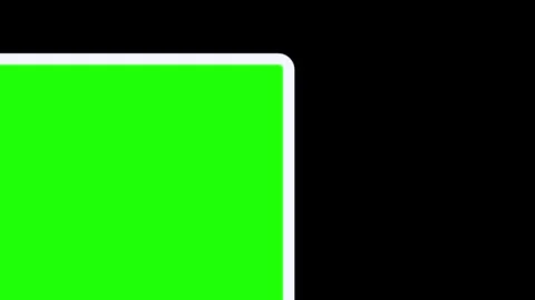 Tablet Mockup Series Green Screen and 3D Rendering Stock Footage 296043802