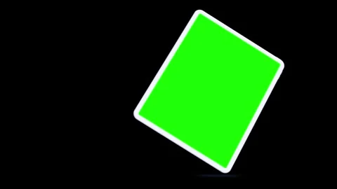 Tablet Mockup Series Green Screen and 3D Rendering Stock Footage 296043814