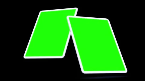 Tablet Mockup Series Green Screen and 3D Rendering Stock Footage 296043818