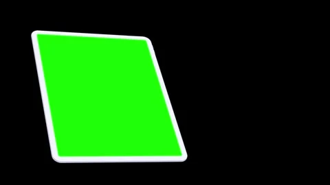 Tablet Mockup Series Green Screen and 3D Rendering Stock Footage 296043823