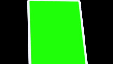 Tablet Mockup Series Green Screen and 3D Rendering Stock Footage 296043824