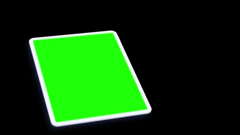 Tablet Mockup Series Green Screen and 3D Rendering Stock Footage 296043829