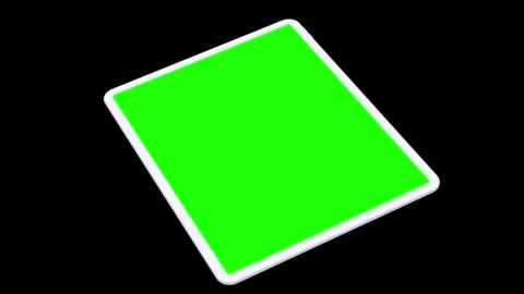 Tablet Mockup Series Green Screen and 3D Rendering Stock Footage 296043830