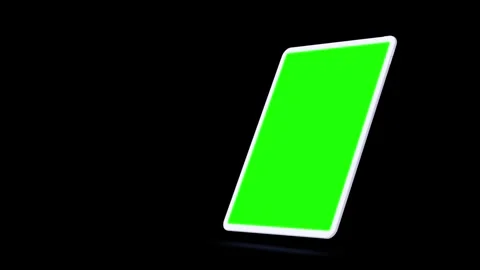 Tablet Mockup Series Green Screen and 3D Rendering Stock Footage 296043846