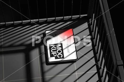 Tablet Mockup Shadow Scene PSD Template