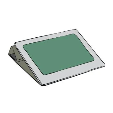 Tablet, modern gadgets and the Internet Stock Illustration