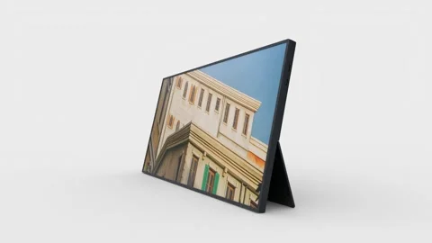 Tablet With Oled Display Stock Footage 317776451