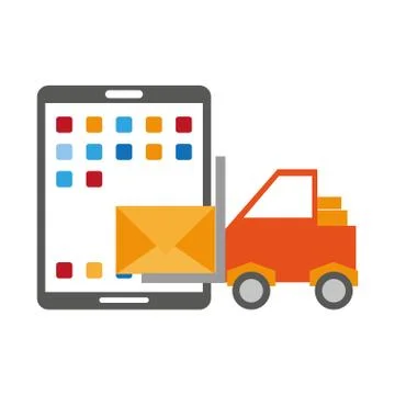 Tablet operative system under construction Stock Illustration
