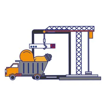 Tablet operative system under construction Stock Illustration
