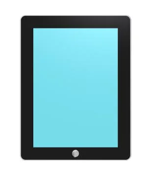 Tablet pad, backlit. Stock Illustration